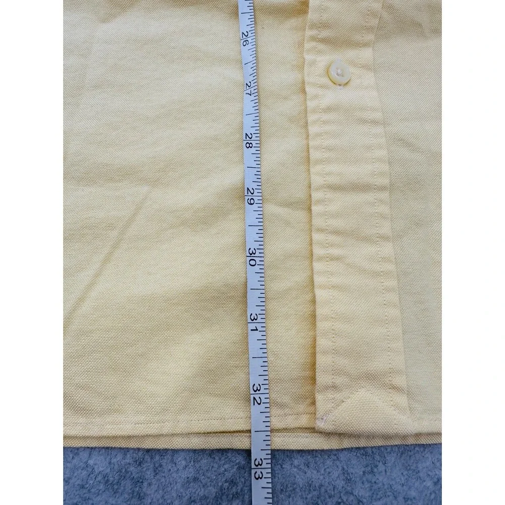 POLO Ralph Lauren Button Down Shirt Yellow Short Sleeve Oxford Men's 2X Big NWT